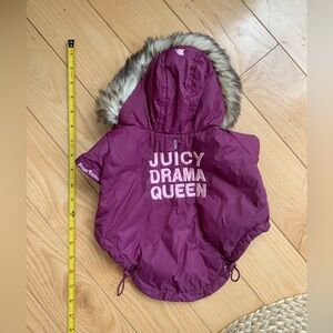 Juicy puffer jacket for small dog